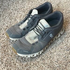 On Running Gray Athletic Shoes with CloudTec Cushioning